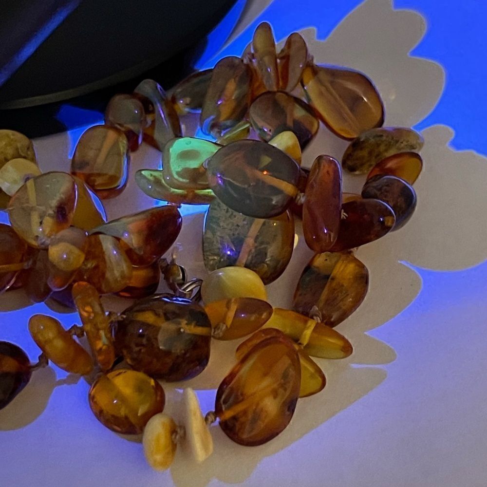 Necklace made real different amber’s - Picture 6 of 13